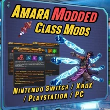 Borderlands 3 • AMARA MODDED Class Mods ⭐️All-in-One (PS5 | Switch | Xbox | PC)