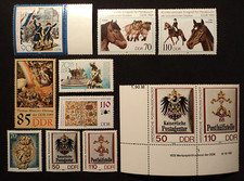 D.D.R. -Kl. Auswahl postfrischer Marken a.d. Jahren 1989 - 90, mit 2 Blöcken**