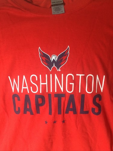 Washington Capitals Red Tee Shirt Size (Large) - Picture 2 of 7
