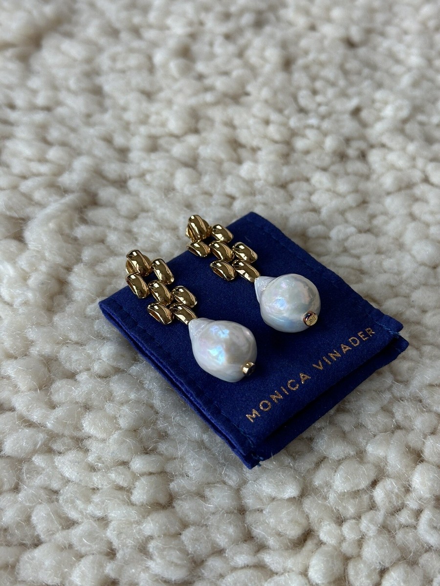 MONICA VINADER Heirloom Baroque Pearl Earrings