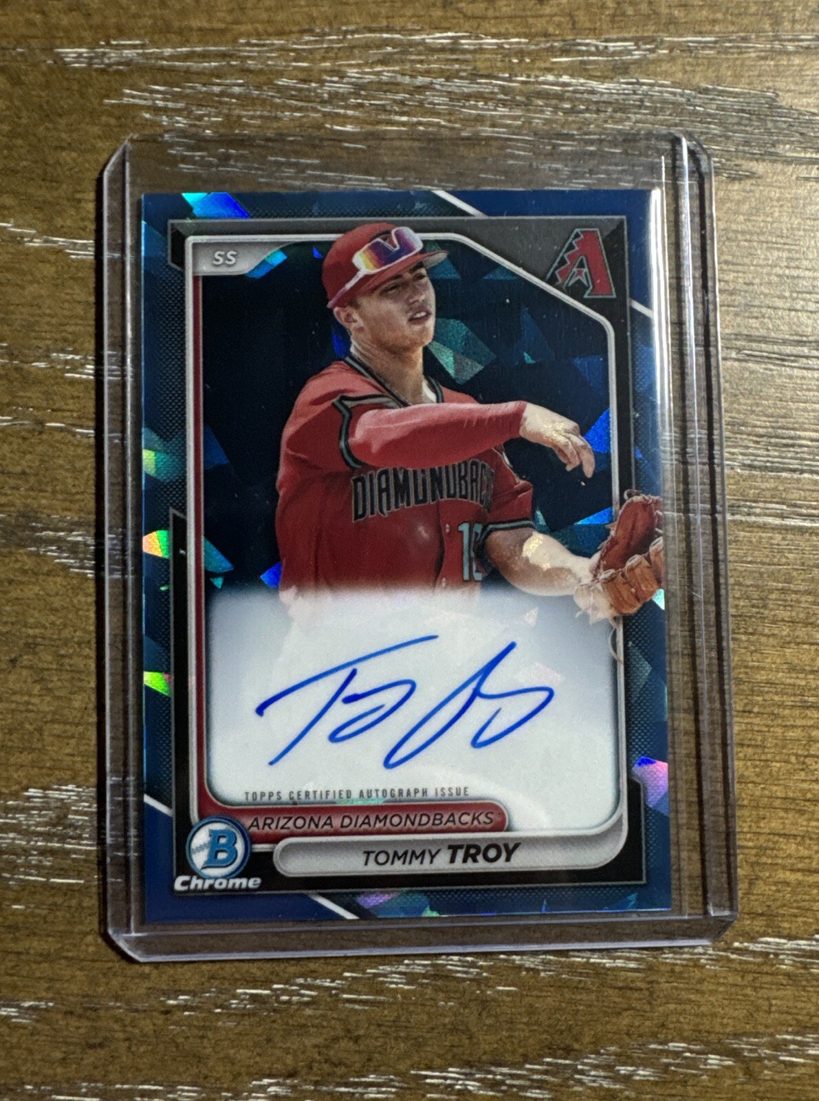 2024 Bowman Chrome Sapphire Tommy Troy Refractor Prospect Auto #BSPA-TT