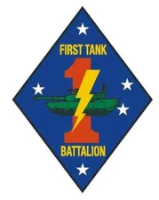 1st Tank Battalion Sticker Decal R273