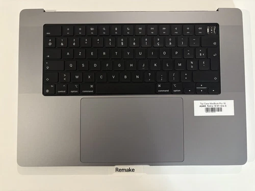 Top Case Azerty (FR) MacBook Pro Retina 16? M1 Pro/Max A2485 (2021) Gris sidéral