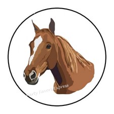 HORSE HEAD ENVELOPE SEALS LABELS PARTY FAVORS STICKERS