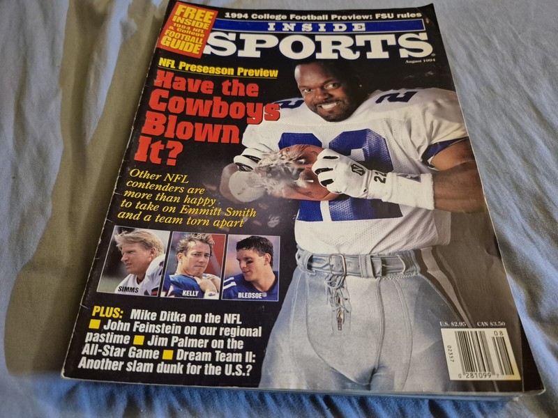 INSIDE SPORTS magazine Emmitt Smith Warren Moon Chris Zorich Bobby Bowden 