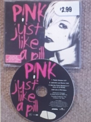 Single CD Pink 'Just Like a Pill' **NR AS NEW** 