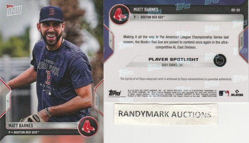 2022 Topps Now OD-29 Matt Barnes