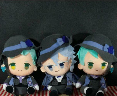Twisted Wonderland OCTAVINELLE Azul Jade Floyd plush doll set 