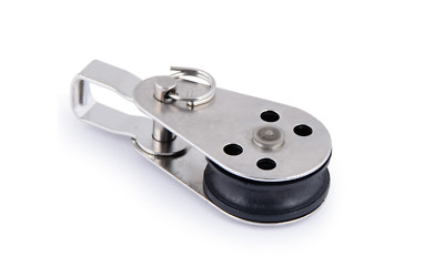 Umlenkrolle Blockseilrolle für Seil 6 mm Schot Block Seilführung Bolzen Boot