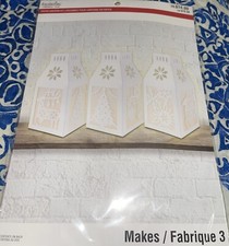 Recollections Christmas Paper Lantern Decor Kit NIP - Snowflake Lanterns