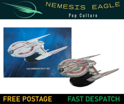 STAR TREK USS SHENZOU NCC 1227 XL STARSHIP EAGLEMOSS SPECIAL ISSUE 25,5 CM NEU IN OVP