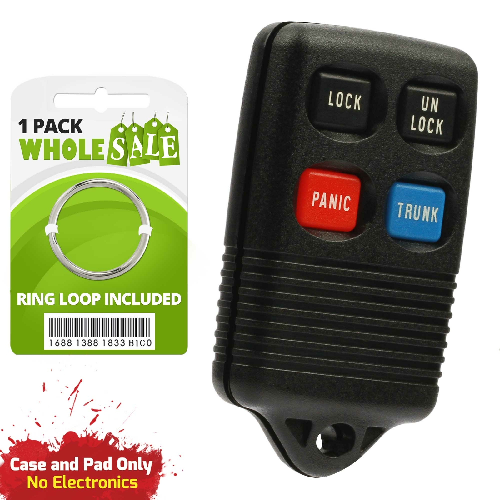 93-98 Ford Mustang Key Fob Replacement Case Shell