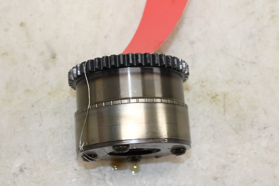 Infiniti Q60 2017-2019 3,0 L árbol de levas izquierdo engranaje de escape 130255CA0D OEM JF113 Foto 2 de 3