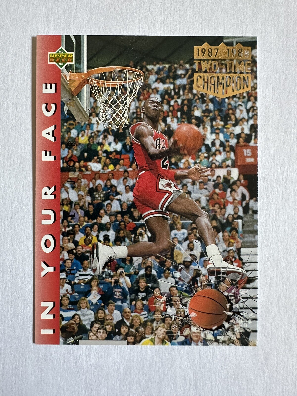 1992-93 Upper Deck - 1985,1990 Two-Time Champion #453 Michael Jordan