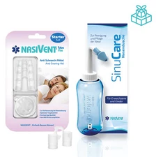 Nasivent Spar-Set 2 - Tube Plus Set Starter + SinuCare Nasendusche (Douche