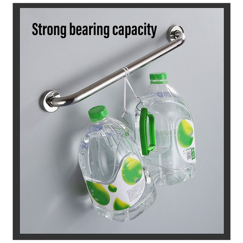 2X Stainless Steel Bathroom Shower Grab Bar Safety Handrail Wall Support Handle - Picture 11 of 20
