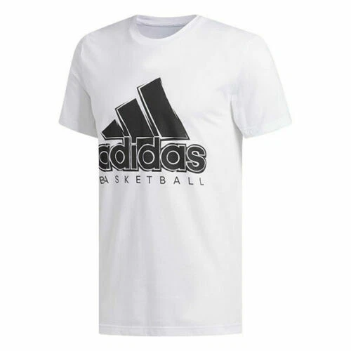 Adidas Men's T-shirts Athletics Sport SOLID Graphic Logo Tee |