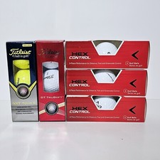 Golf Ball Lot Callaway Hex Control Titleist DT Trusoft and NXT Tour S 15 Balls
