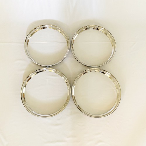 4X Original Style 16" Smooth Early Ford Wheel Trim Rings/ Beauty Rings
