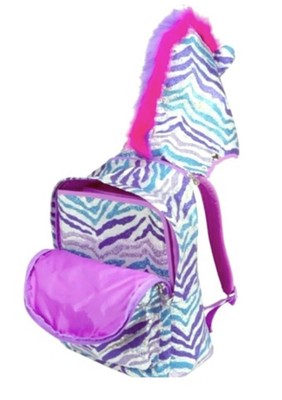 justice monogram backpack