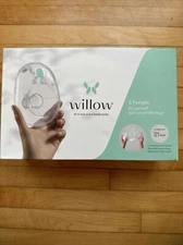 Willow Breast Pump 2 Flanges Milk Storage Bags Size 21mm, BPA Free