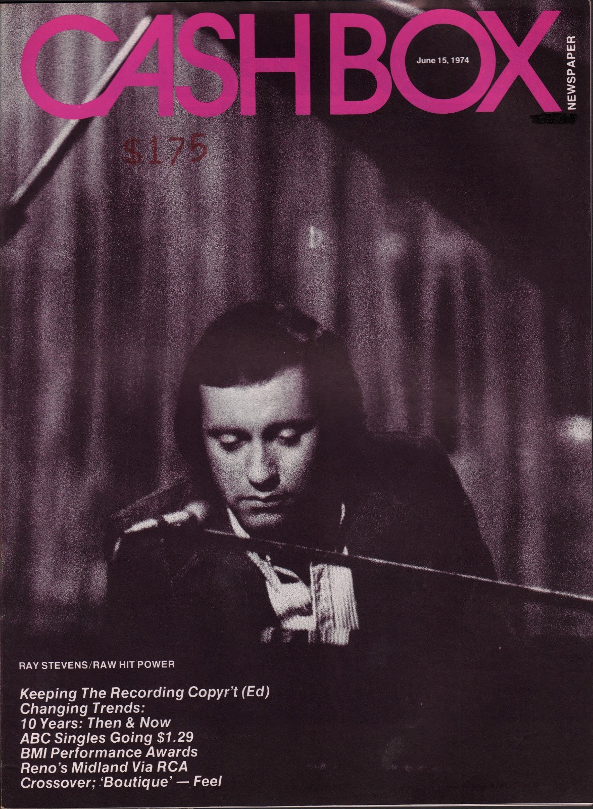 Cash Box June 15 1974 Ray Stevens EX 120215DBE eBay