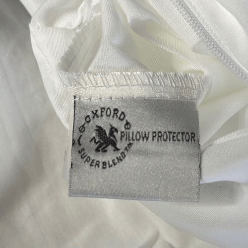 Oxford Super Blend Standard White Pillow Protectors Set of 12 Zippered NEW - Picture 3 of 8