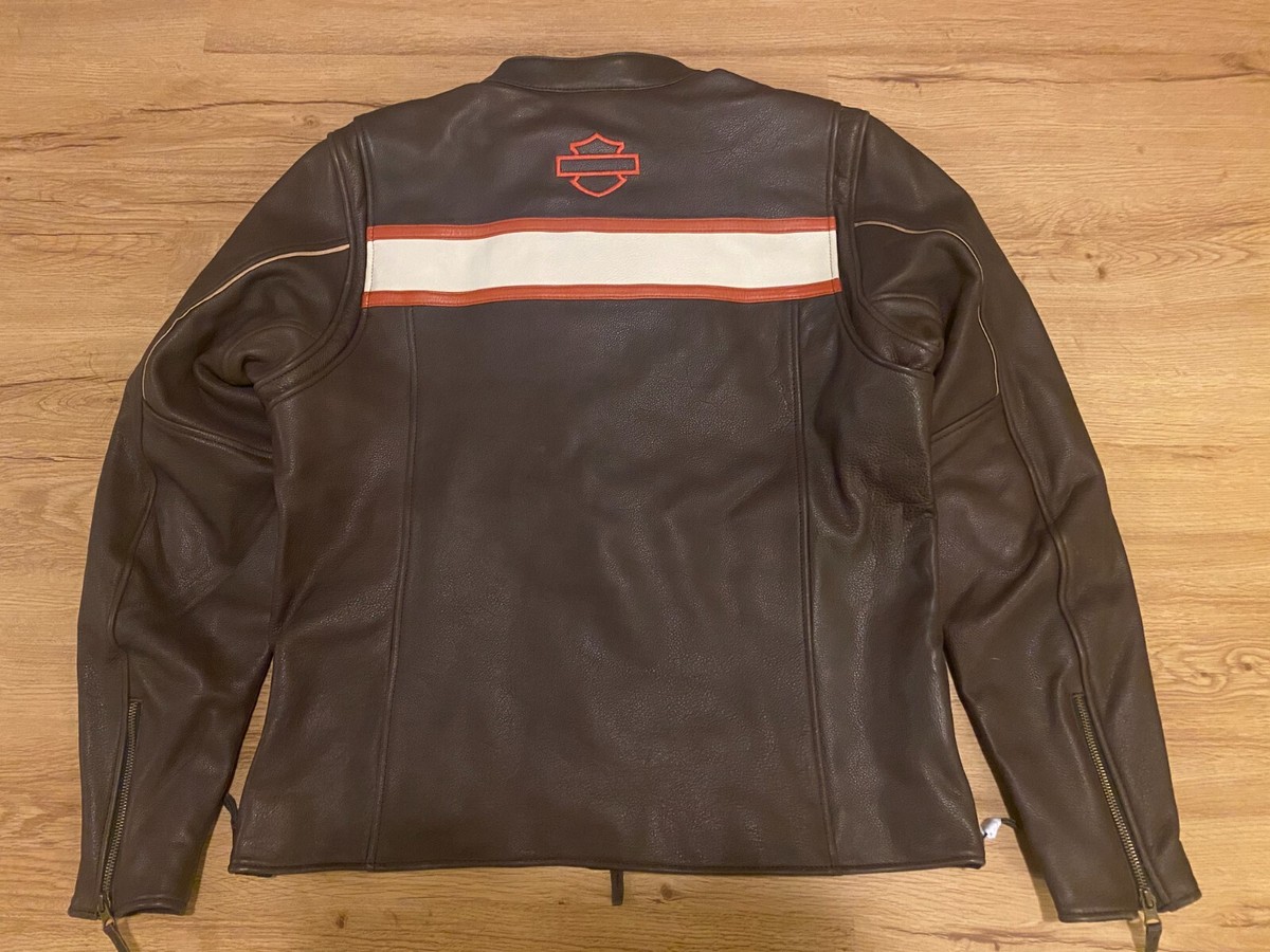 Harley Davidson Motorcycle Men Victory Lane II Leather Jacket
