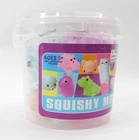 Squishy Mochi Animals 18 Pieces with Storage Container