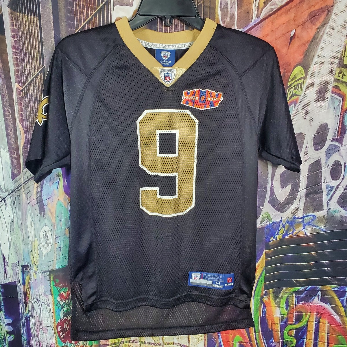Super Bowl Drew Brees Nike Jersey With Captains Patch New Orleans