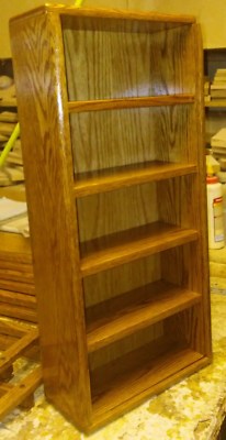 nascar solid oak 1/24th 5 car tower display case shelf
