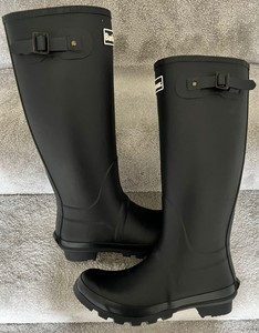 barbour black wellies