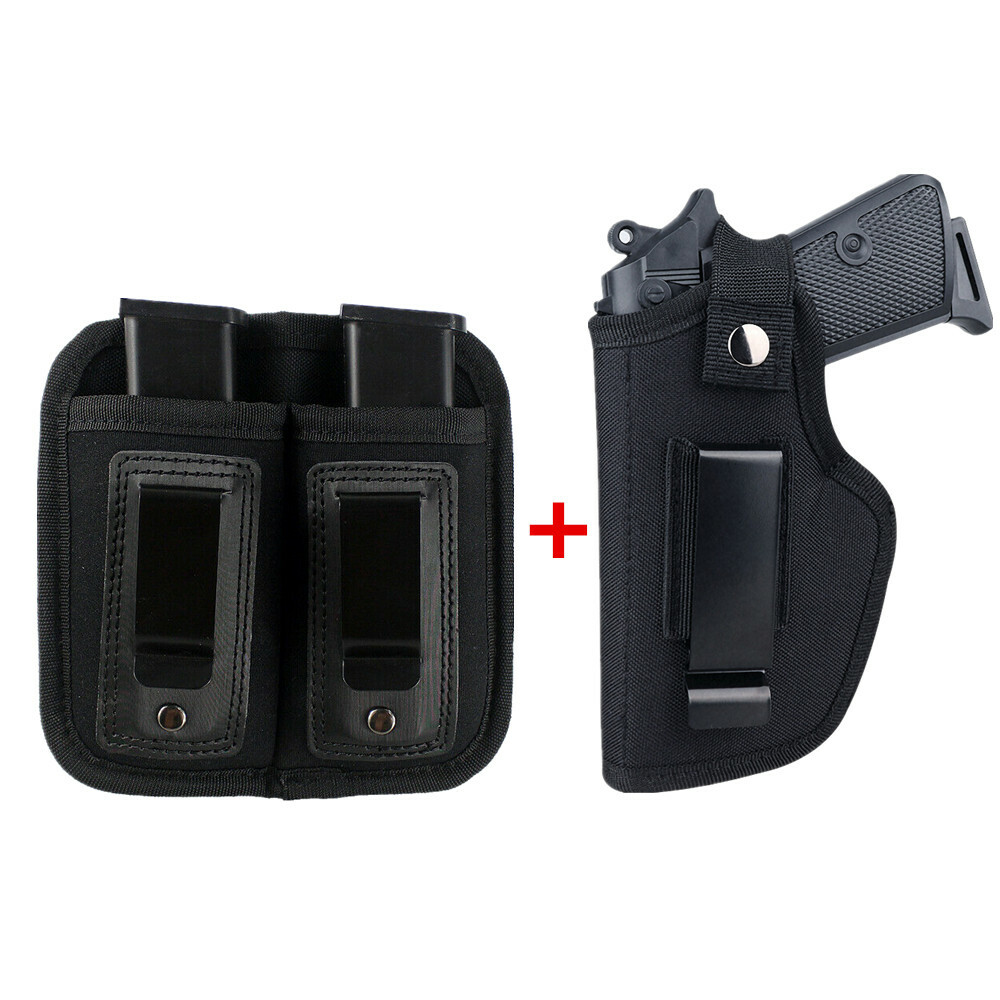 PoLe.Craft M&P Shield 40 Holster With TLR-6 Light Laser For Smith & Wesson M&P Shield 9mm/.40 W/TLR-6 - Inside Waistband Carry Concealed Holster M&P Shield 9mm With Laser (Black, Right Hand