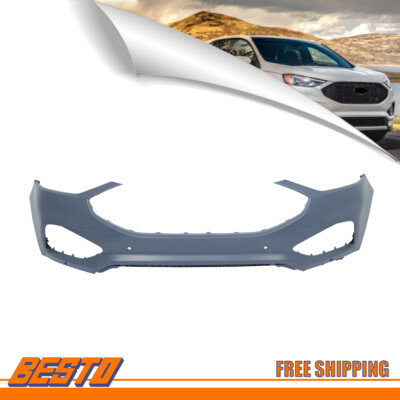 W/ 4 Sensor Holes Front Bumper Cover For 2019-2024 Ford Edge KT4Z17D957DAPTM