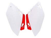 Rtech Seitenteile Passt An Honda CRF 450 07-08 Weiß/Rot