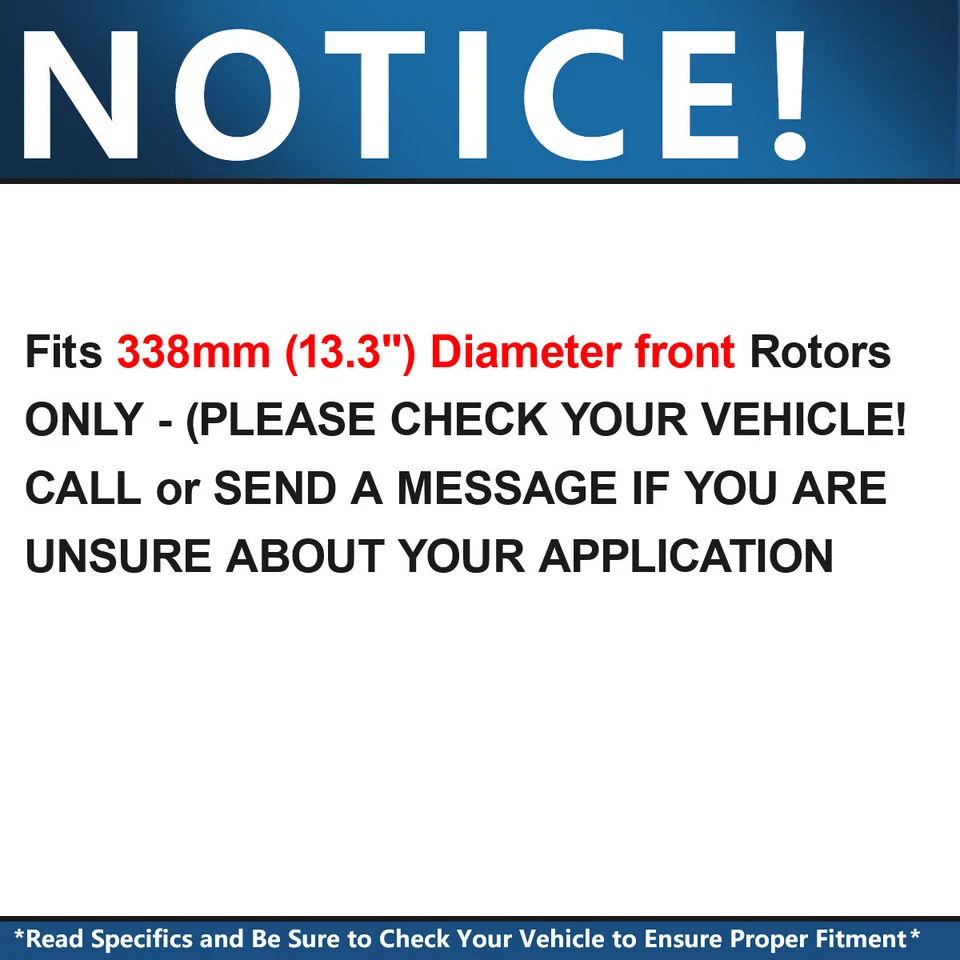 10pc Front Rear Drilled Rotors Brake Pads for 2003-09 Toyota 4Runner Lexus GX470 - Image 2 of 4