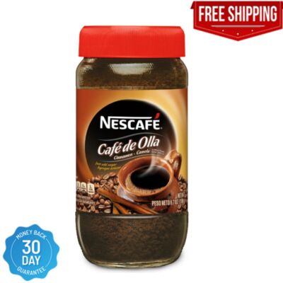 Nescafé Clasico Cafe de Olla, Light Roast Instant Coffee, 6.7 oz Free shipping