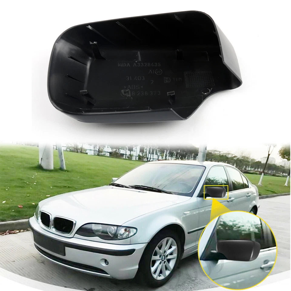 Door Mirror Cover Cap For BMW E46 E39 325i 330i 525i 528i 530i 540i .. H1 - Изображение 2 из 4