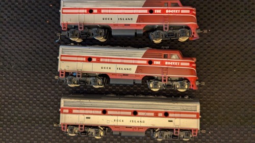 Mantova HO Trio, diesel F7A/F7B/F7A, Rock Island, funziona benissimo! - Foto 4 di 10
