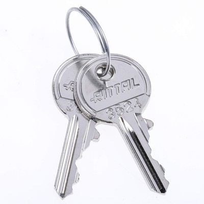 Rittal Schaltschrank-Schlussel 3524E 2 Stuck NEU