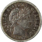 1893 S Barber Silver Dime VF Very Fine Details 10c Coin SKU:CP1002