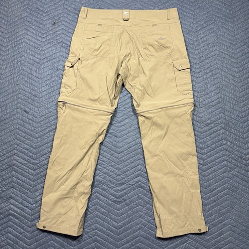 Kuhl Renegade Convertible Stealth Pants Men 38x32 Brown Hiking Outdoor Camping - Picture 2 of 16