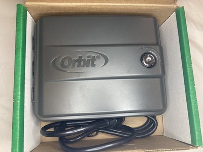 Orbit 27896 6-Station Easy-Set Logic Sprinkler Timer No Key Used Indoor/Outdoor