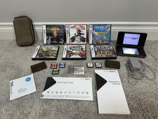 Nintendo DSi XL Console Bundle with 11 Games, Charger, Stylus, Mario Kart , Case