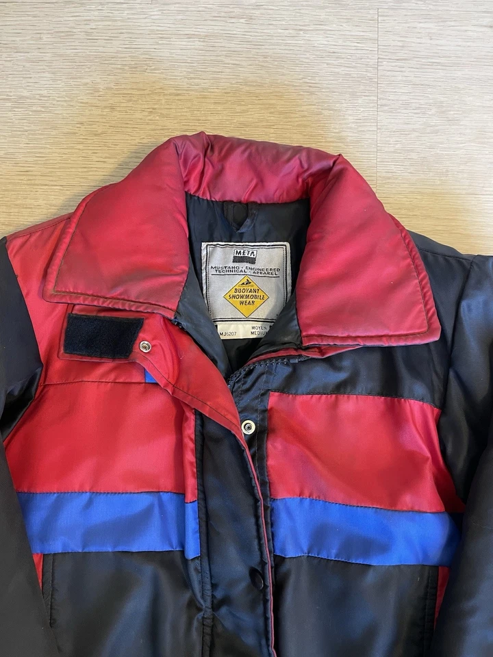 Vintage Mustang Snowmobile Jacket META Buoyant Snowmobile Wear Women’s Medium - Image 2 of 4