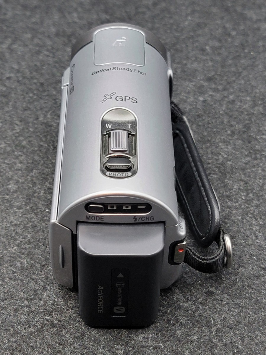 SONY HDR-CX370V Silver Handycam Digital HD Video Camera Recorder