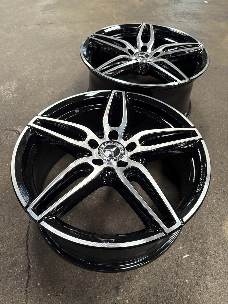 腐食無◼️AMG19◼️現行Eクラス◼️W214◼️W222◼️BS冬タイヤ◼️深溝VRX3 Genuine USED 19x8 19x9 Mercedes W213 AMG (4 Wheel) 5x112 fit GLC