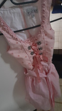 Rosa Dirndl für Mädchen Gr.116 4er Set Klei...