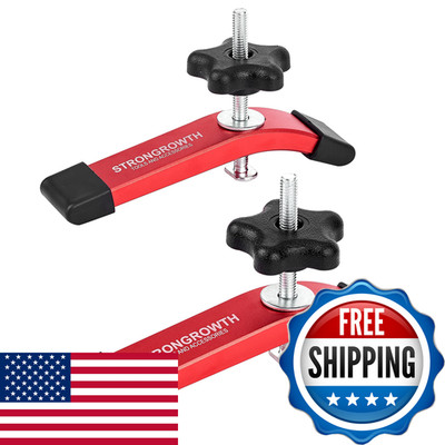 Strongrowth T Track Hold Down Clamps - Double Cut Profile Universal T-Track