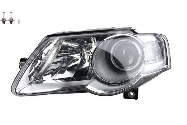 Scheinwerfer Passend FüR VW Passat 05 3C 03/2005 -10/2011 Links Mit Leuchtmittel-image